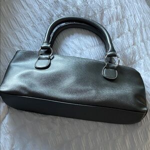 Silver Pewter Wine Purse Handbag